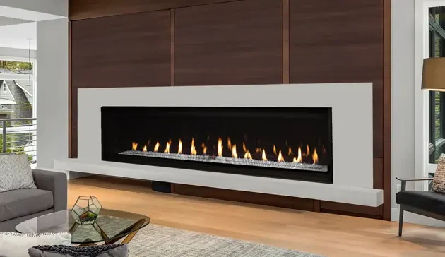 Superior 84 Inch DRL6000 Linear Direct Vent Gas Fireplace - IPI Ignition
