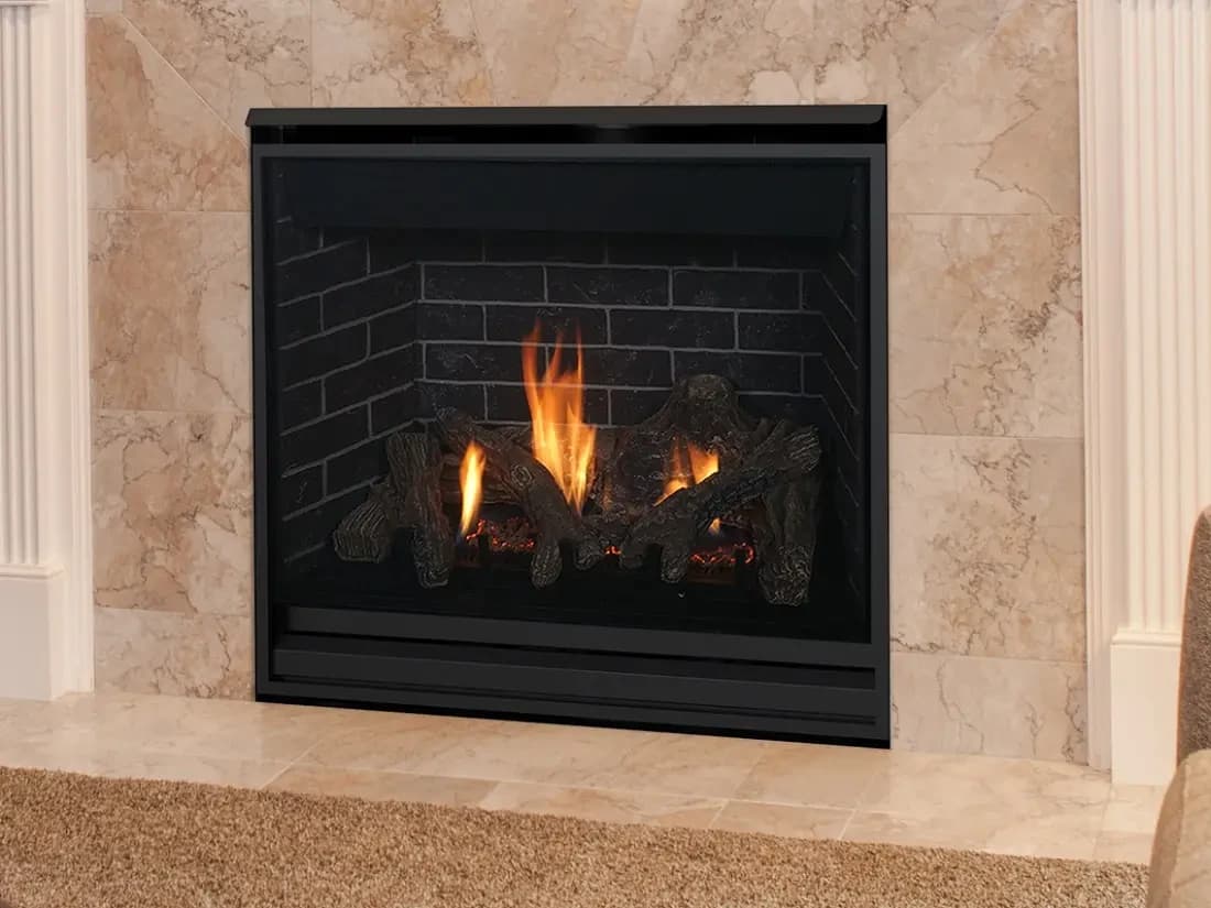 Superior 40 Inch DRT3000 Direct Vent Gas Fireplace - Millivolt Ignition