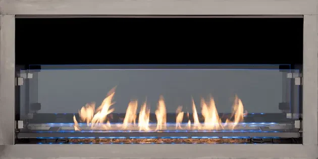 Superior VRE4636 Series 36 Inch Outdoor Vent Free Linear Gas Fireplace