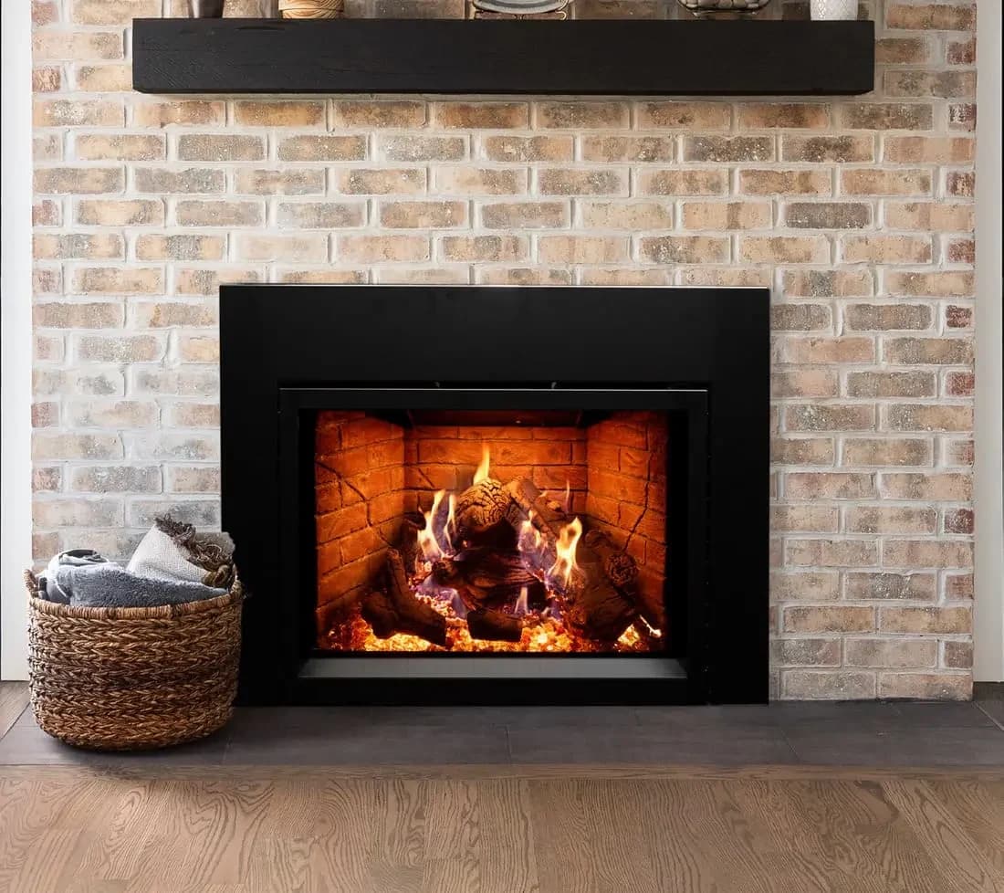 Empire 34 Inch Rainier Direct Vent Gas Fireplace Insert with Intermittent Pilot and On/Off Switch