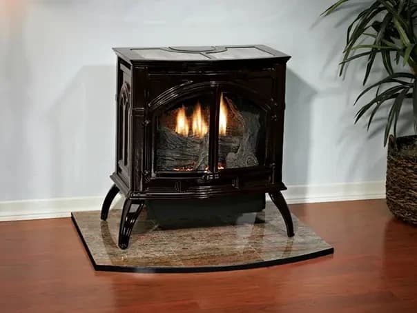 Empire 22 Inch Vent Free Cast Iron Heating Stove - 20,000 BTU