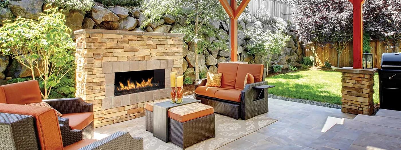 Fire Garden 6424 Linear Outdoor Gas Fireplace
