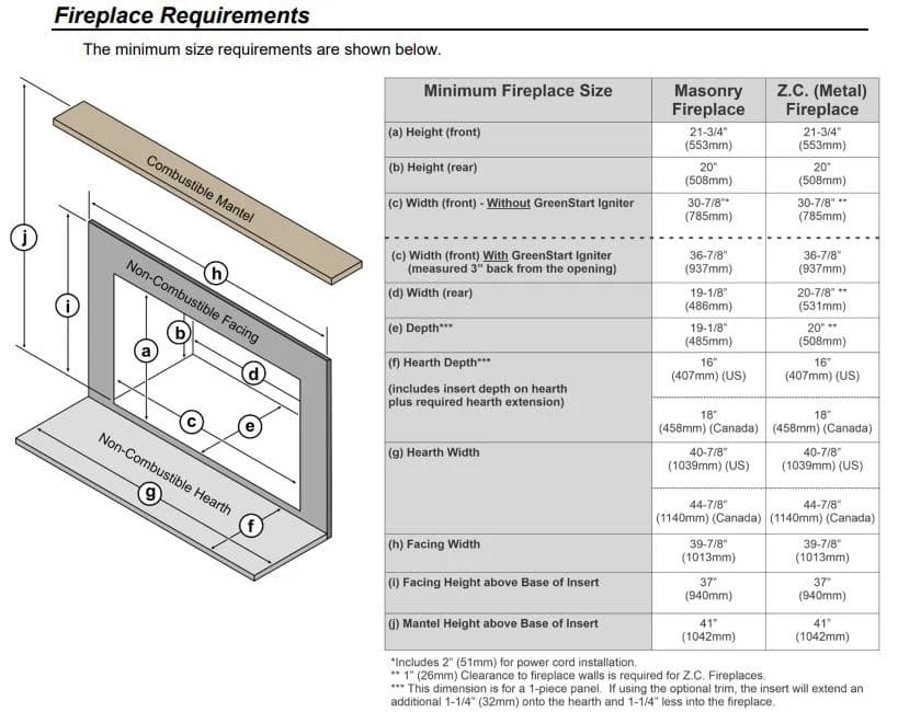 Fireplace Xtrordinair Medium Flush Wood NexGen-Hybrid™ view 3