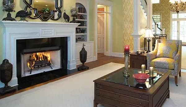 Superior WCT3036 36 Inch Insulated Louvered Wood-Burning Fireplace Firebox