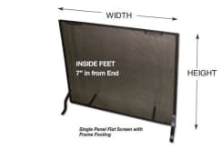 Aspen Industries Master Flame 40 inch Fireplace Safety Screen