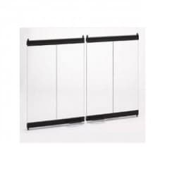 Majestic Bi-Fold Glass Doors with Black Trim for 42 - DM1742