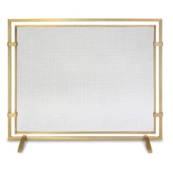 Pilgrim 39 Inch Sinclair Single Panel Fireplace Screen