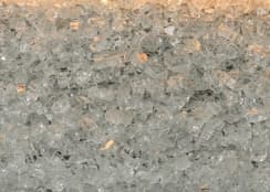 Empire Clear Frost Crushed Decorative Glass for Contemporary Gas Burners - 1 Square Foot