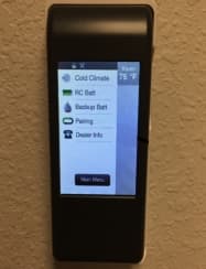 Monessen RC450 IntelliFire Touch 2.0 Touchscreen Remote with Docking Station